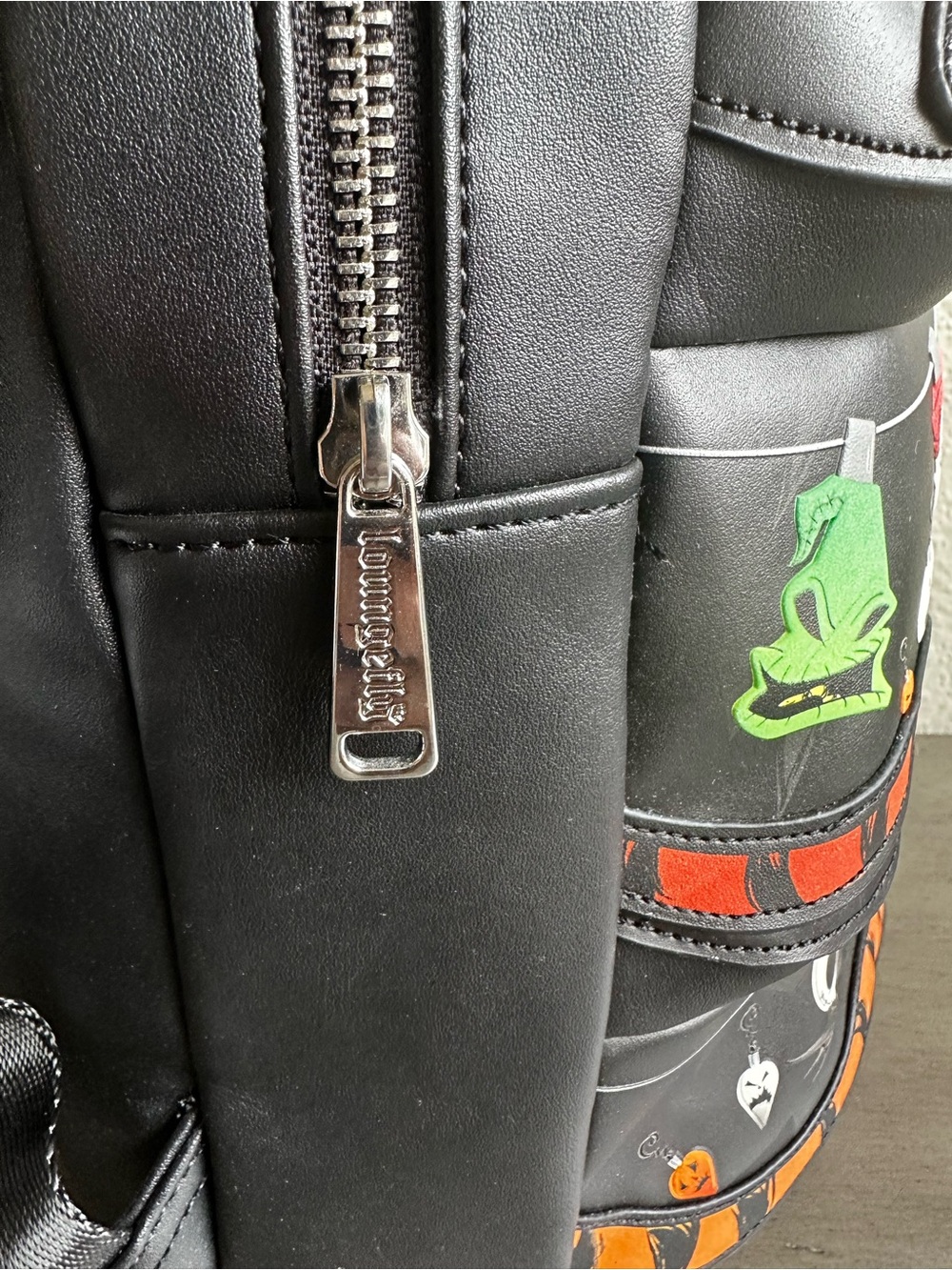 New•Disney x Loungefly 30th The Nightmare Before Christmas Mini Backpack. Glows! - Picture 6 of 14